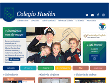 Tablet Screenshot of colegiohuelen.cl